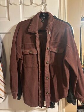 Forever 21 Brown Shacket Jacket